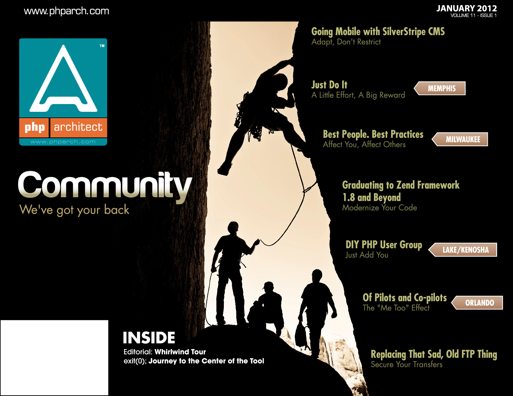 January 2012 Cover: Community