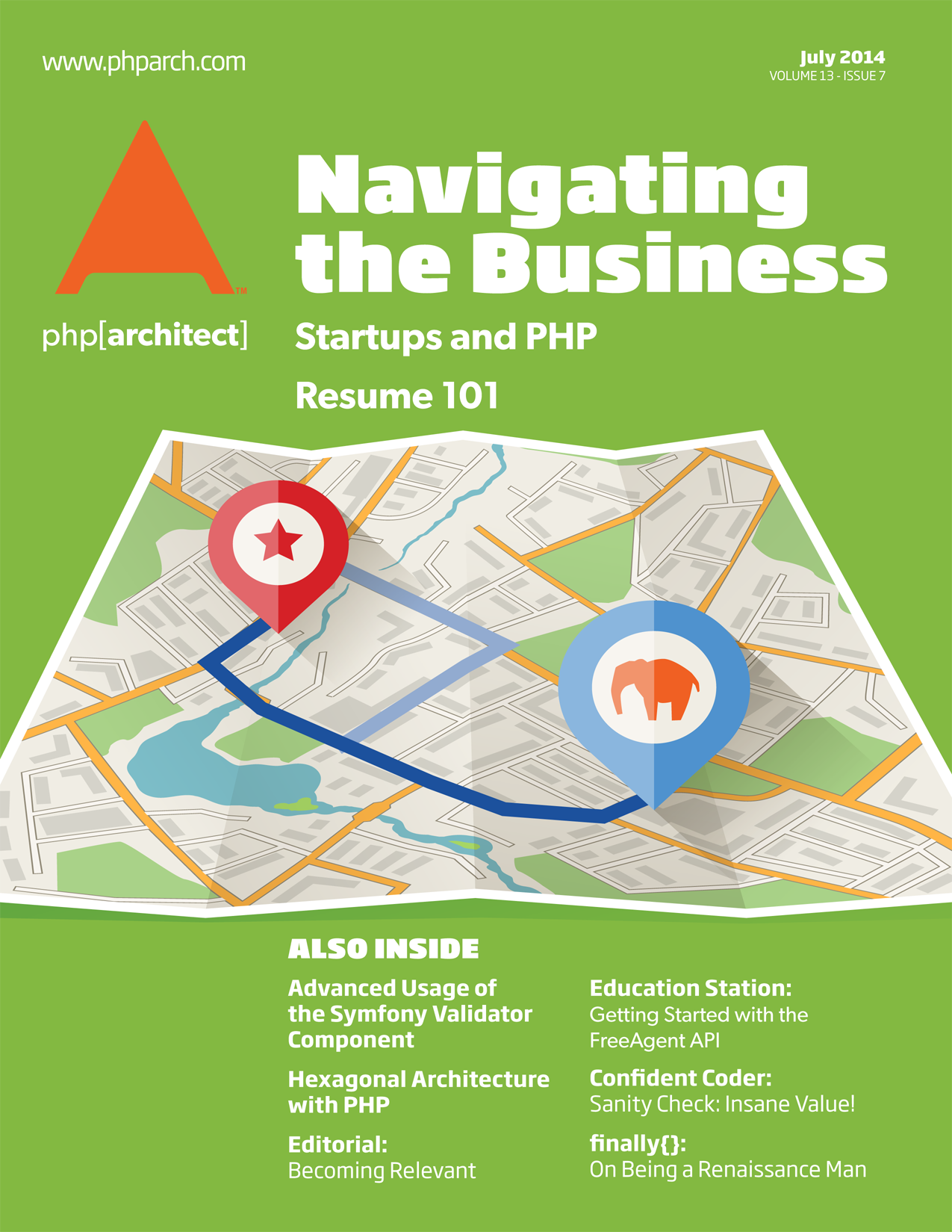 php[architect] July 2014 - Navigating the Business