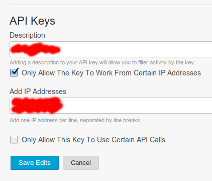 Create a Mandrill API Key